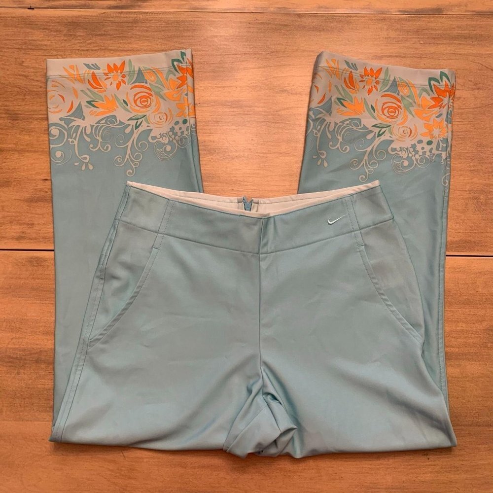 Nike dri fit cropped pants size Xsmall mint green, teal - Picture 6 of 12